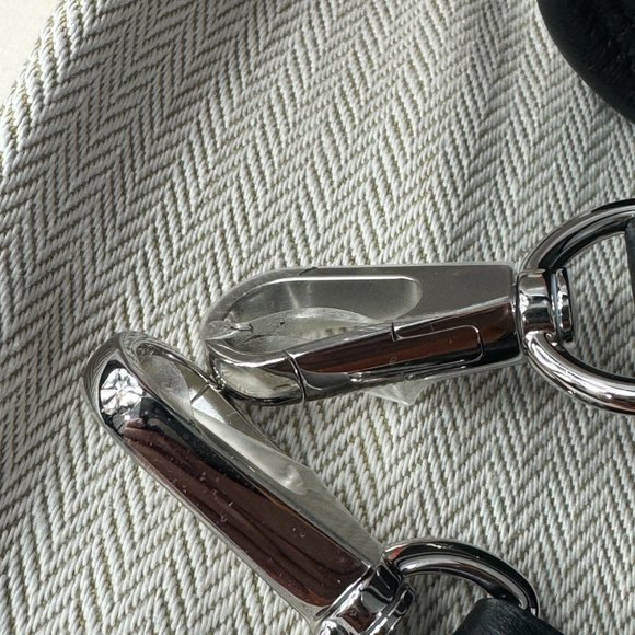 NWT Authentic Hermes Mini Black Leather Evelyn Crossbody Bag - Picture 4 of 12